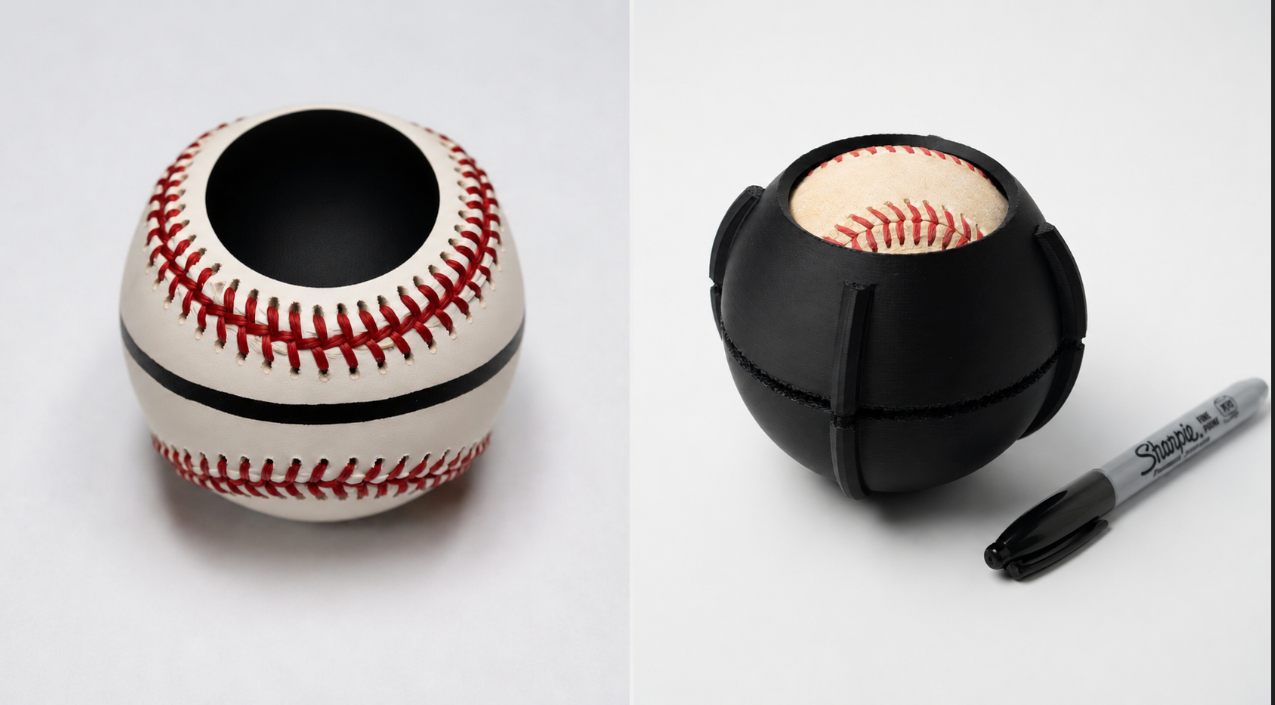 Spin Coach before and after marking