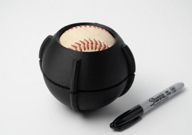 Spin Coach with marker for scale